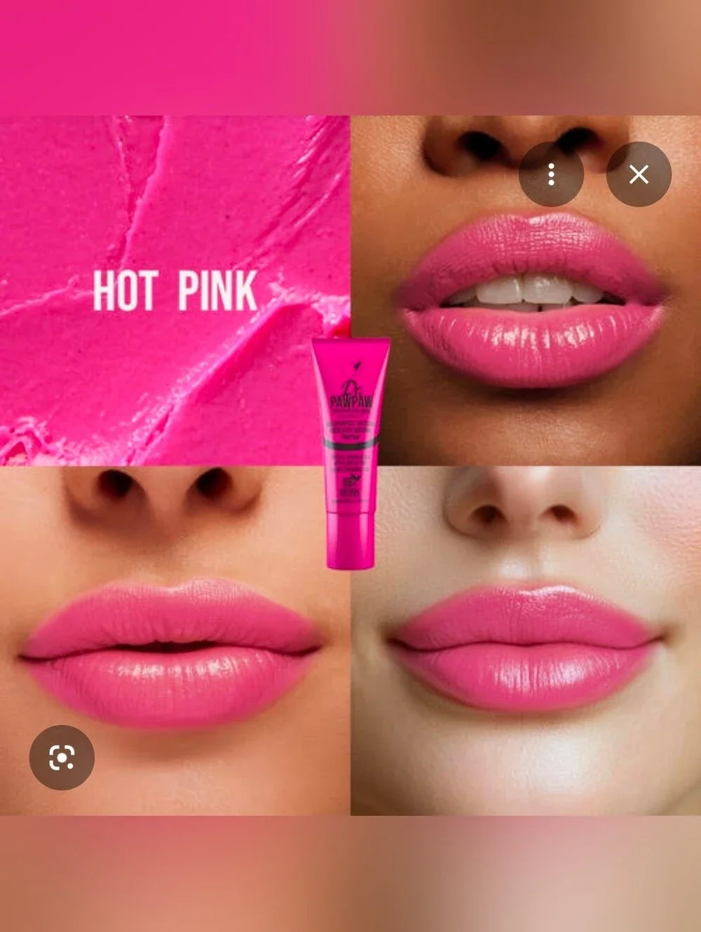 VITAMASQUES & Dr. PAWPAW Lip Care Duo — Cherry Glaze & Hot Pink BNIB